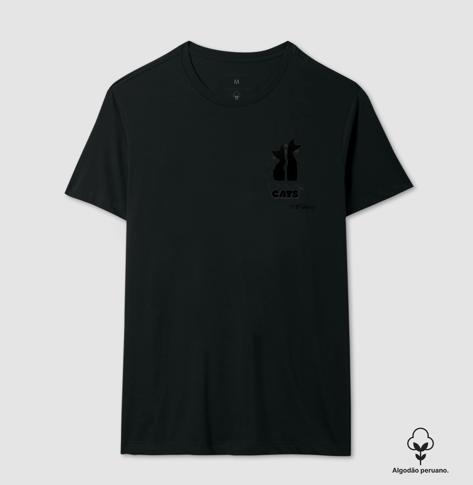 Camiseta Miau I love my Cats