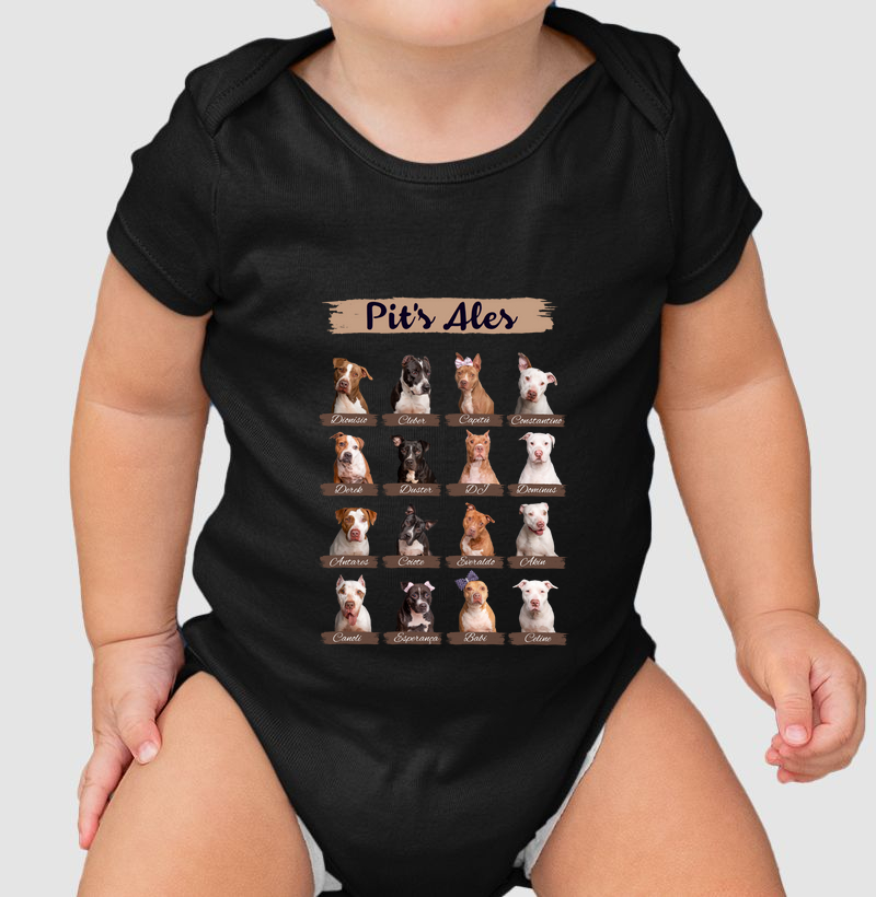 Body infantil Listras de Pit's Ales