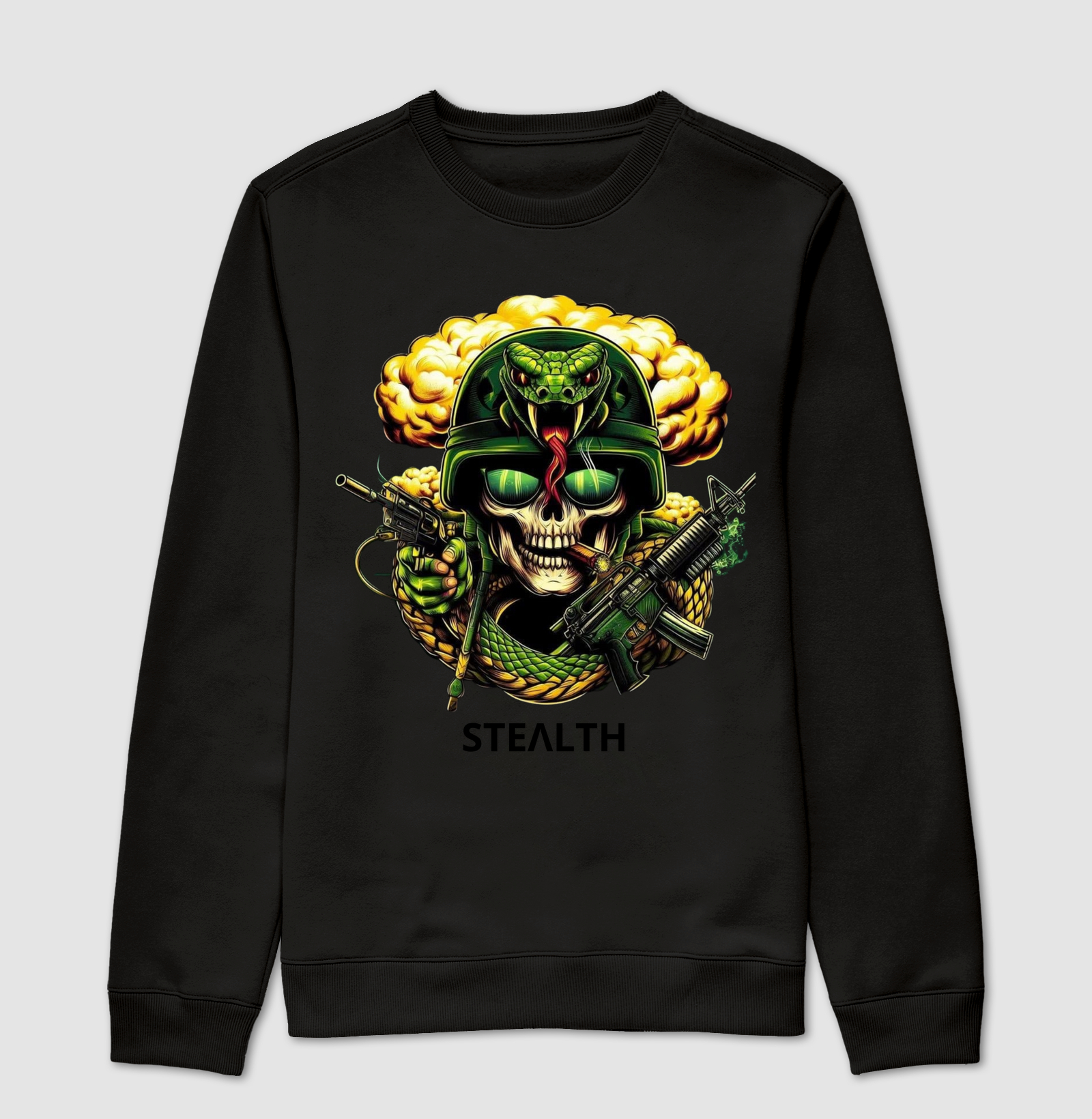 Caveira e cobra