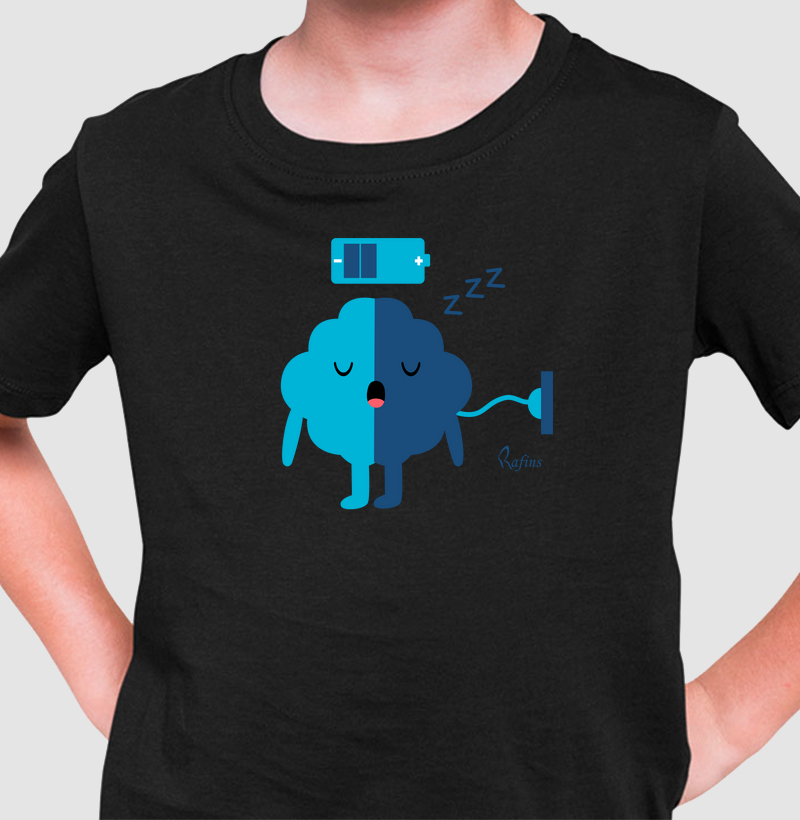 Camiseta Infantil - Recarregando