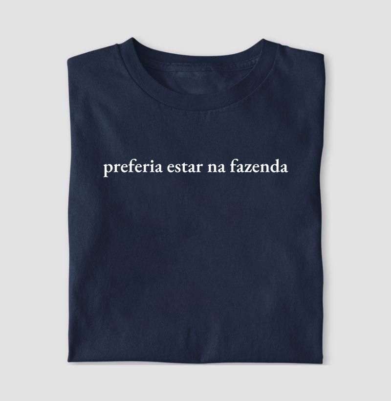 Preferia estar na fazenda - algodão 30.1 