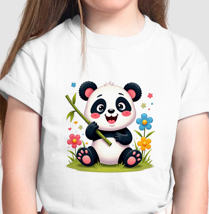 Panda com Bambu