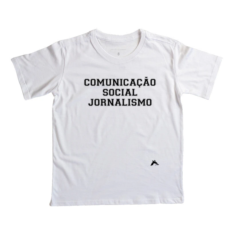 Camiseta Infantil Comunicação Social Jornalismo Classic