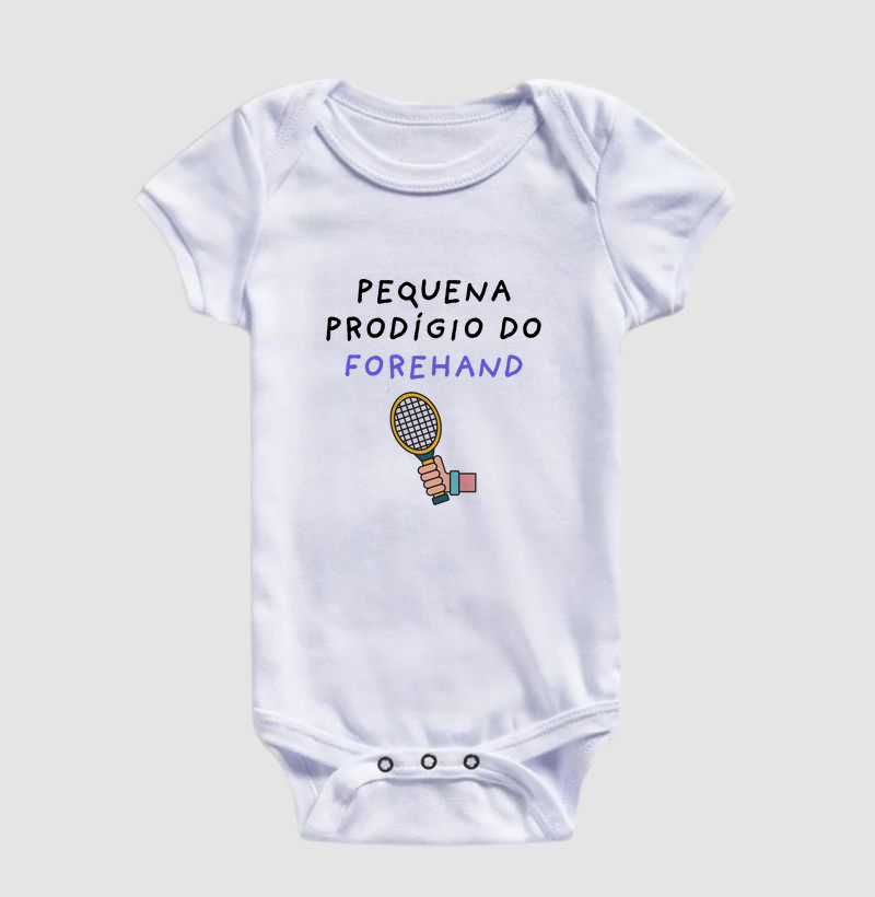Pequena prodígio do Forehand