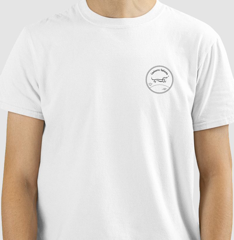Estampa logo cachorro salsicha
