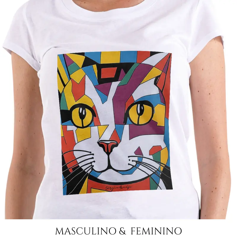 Camiseta Art Cat