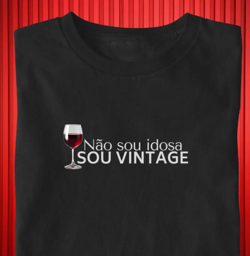 Não sou idosa sou vintage