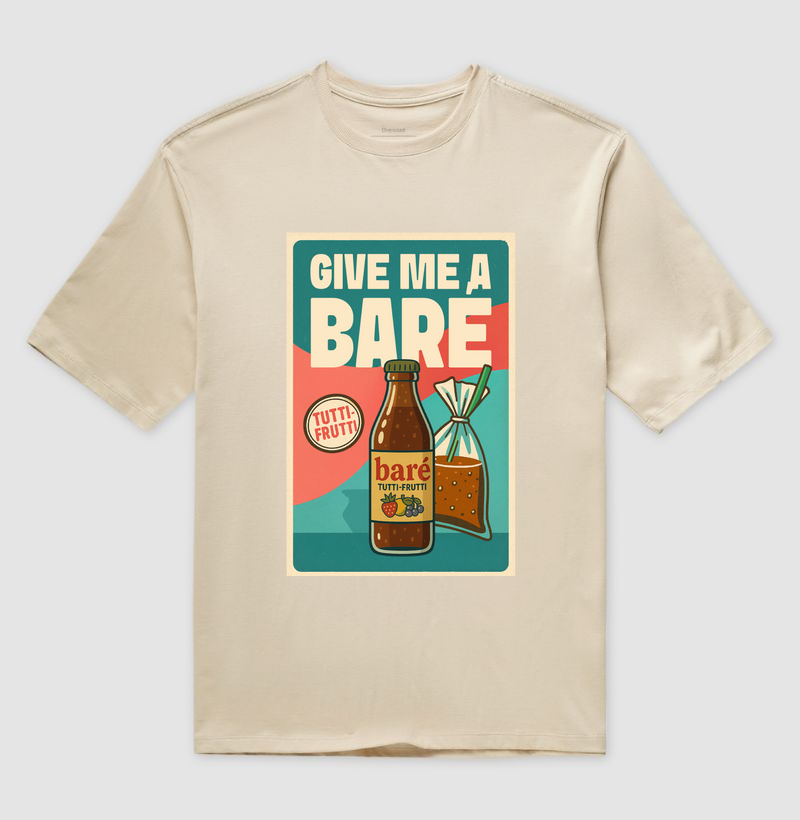 Camiseta Oversized Give me a Baré