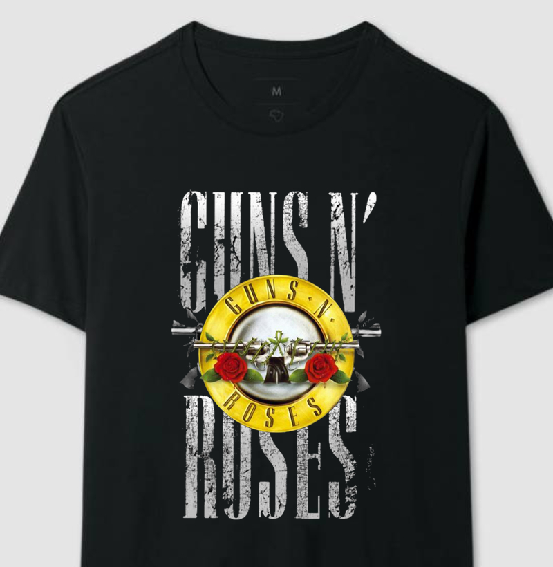 Camiseta Guns N' Roses - Arte