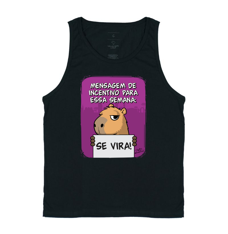 Camiseta Capivara Se Vira