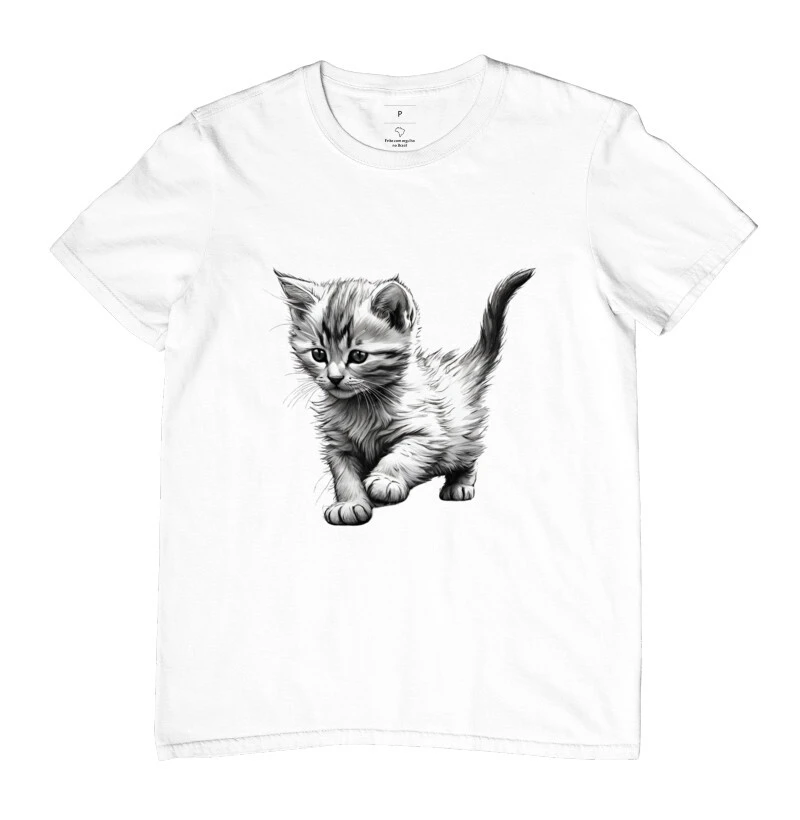 Camiseta Reserva Ink - Gatinho Andando