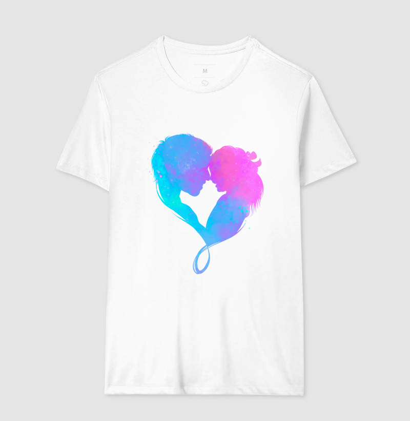 Camiseta Coleção Pai - Pai e Filha Rosa