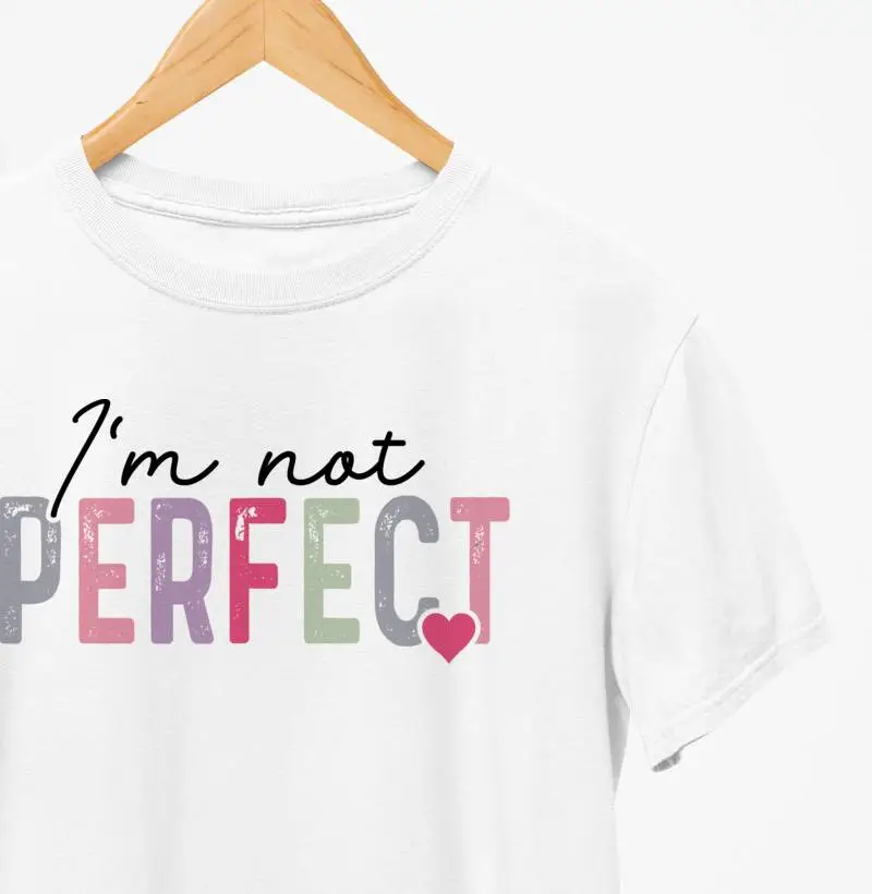Não Sou Perfeita Multicolor