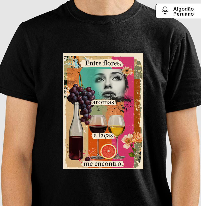 Entre flores , aromas e taças me encontro.