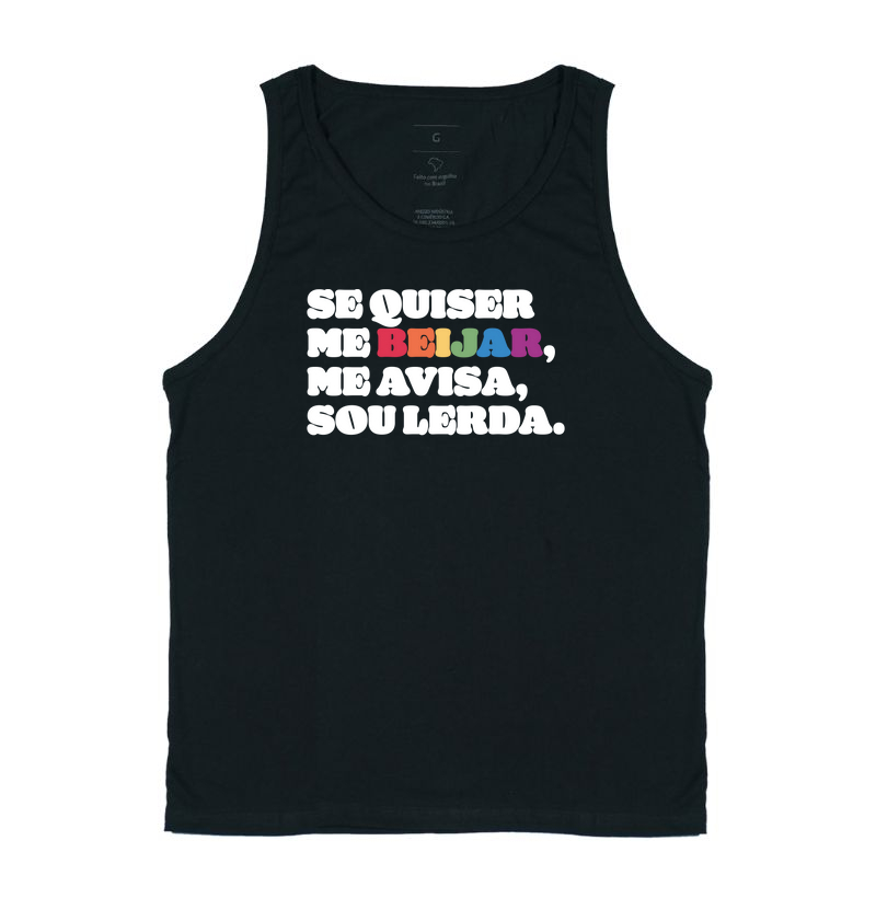 Se quiser me beijar, me avisa, sou lerda