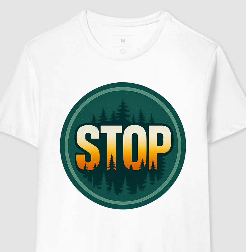 Camiseta Stop Masculina [RESERVA INK]