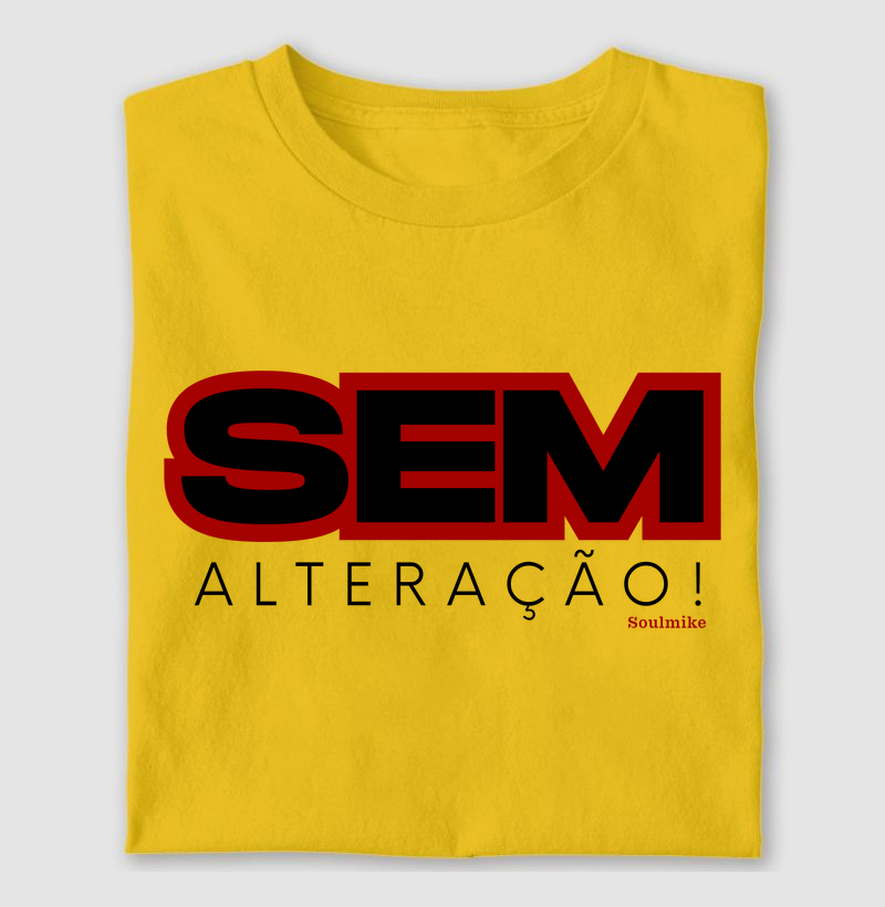 Sem alteração! Modelo I