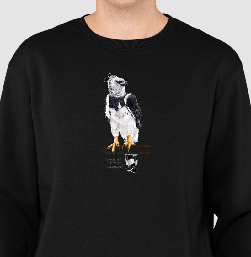 Aves do Brasil - Gavião-real - Harpia - Moletom