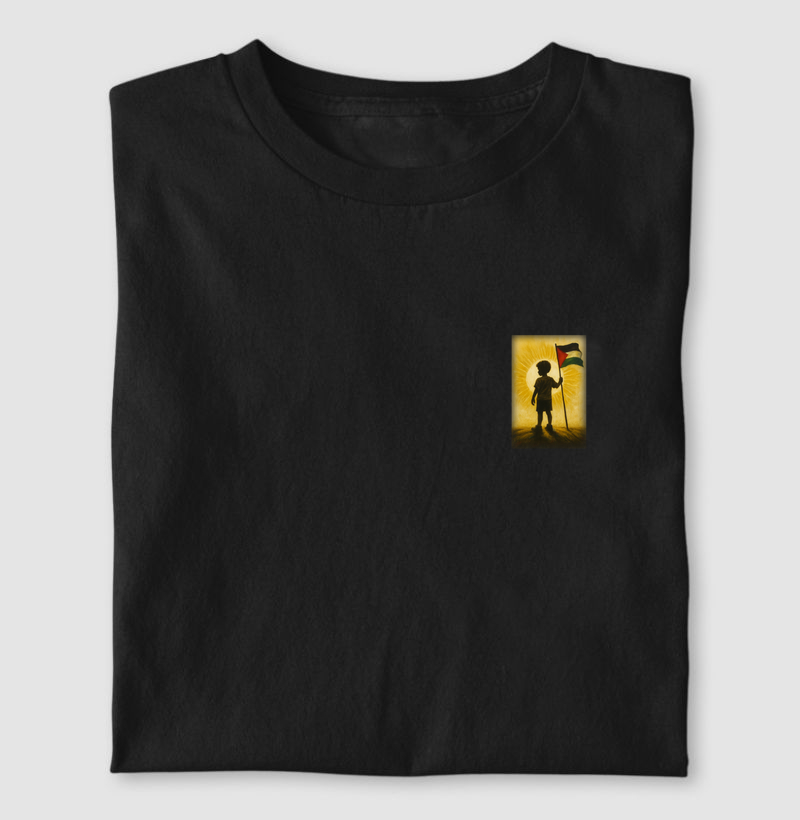 Camiseta Palestina no Peito 