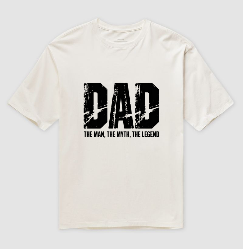 Camiseta "Dad: The Man, The Myth, The Legend"