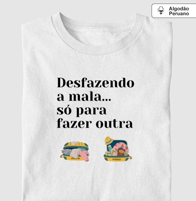 Desfazendo a mala... só para fazer outra