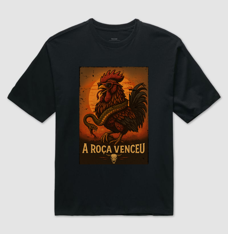 Camiseta Country A Roça Venceu Magnata556