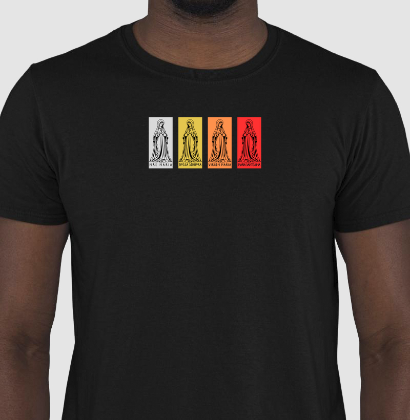 Camiseta Marias Preta Masculina