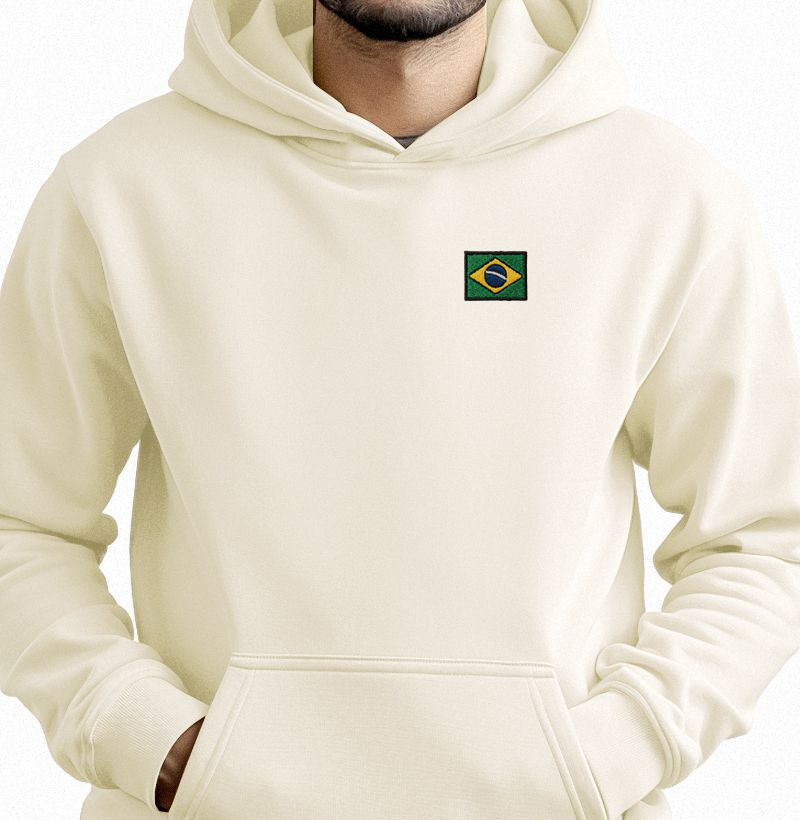 HOODIE MOLETOM BANDEIRA BRASIL