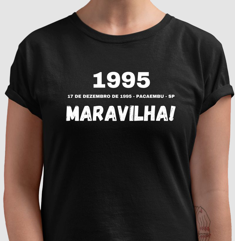 CAMISA MARAVILHA PRETA
