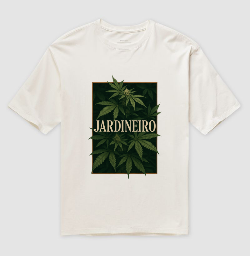 Camiseta oversized - Jardineiro Leaf