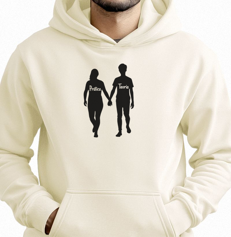 Camisa "A prática anda de mãos dadas com a teoria"