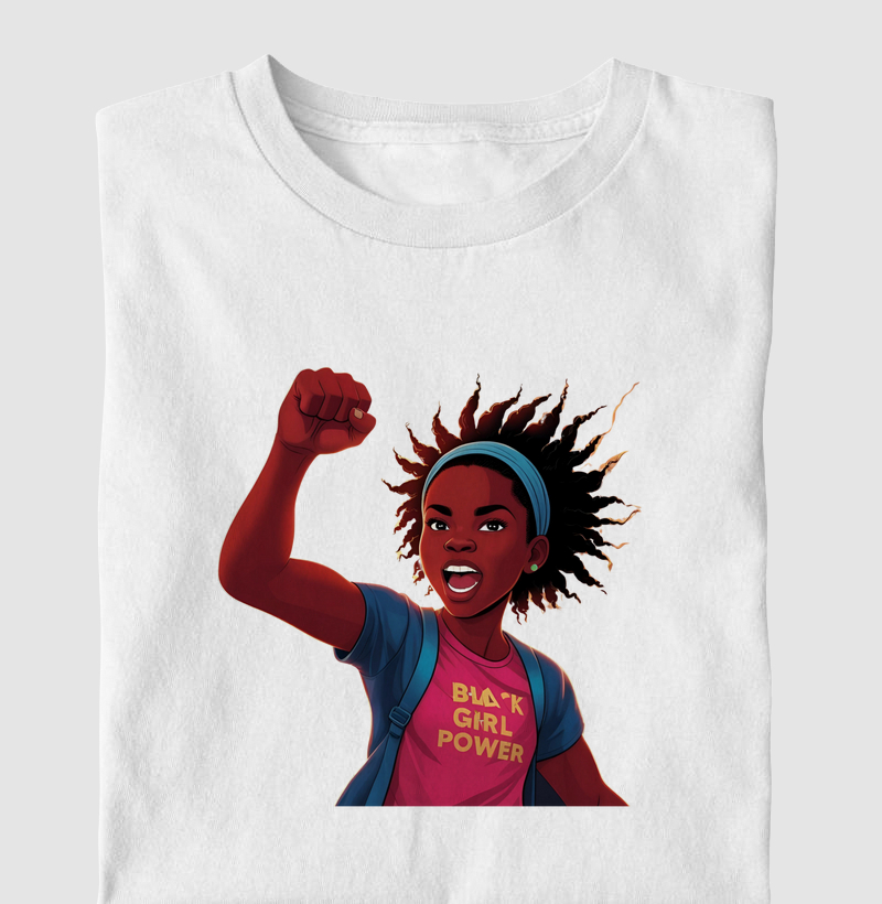 Camiseta Original Infantil Black Girl Power