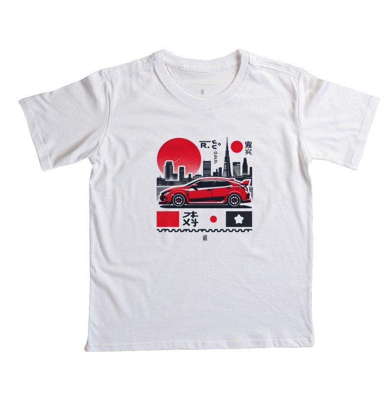 Camiseta Manga Curta Civic Type R Tokyo Infantil
