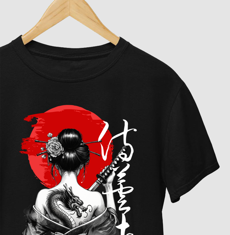 Camiseta Deborest - Geisha's Samurai
