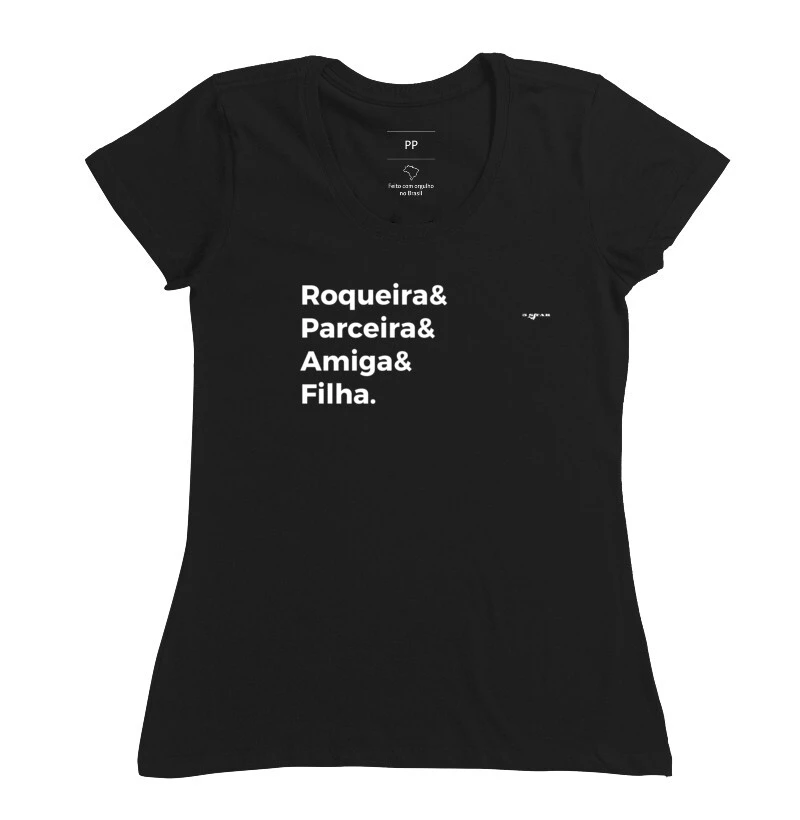 Camiseta Roqueira&Filha