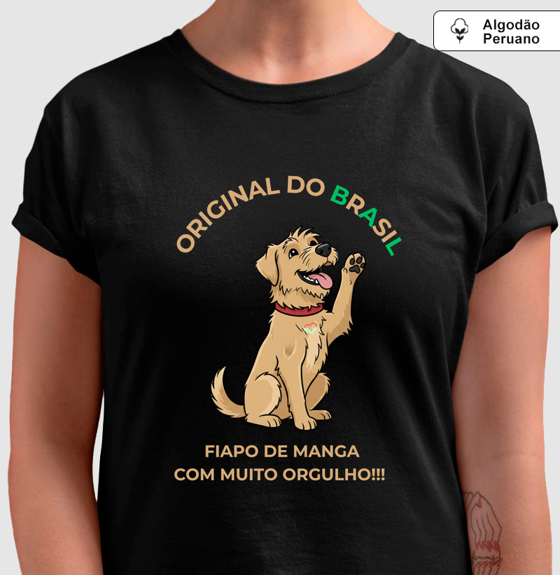 Original do BRASIL: FIAPO DE MANGA com orgulho! Malha Peruana 