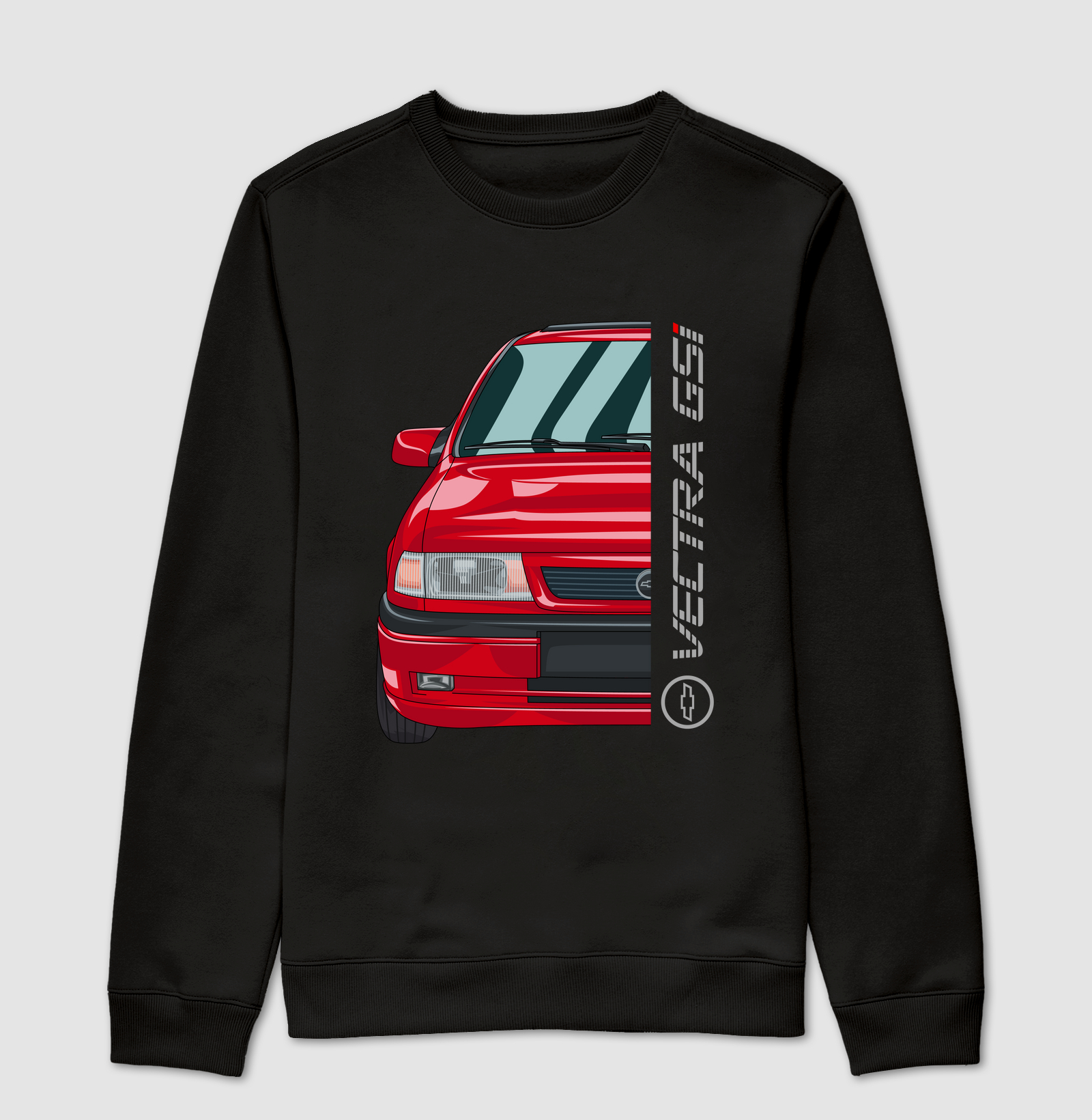 Vectra GSI Vermelho Bach Perfil