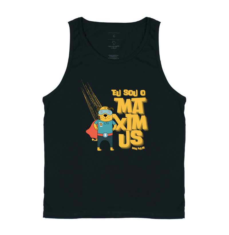 Camiseta Regata Dog Pulse - Eu sou o Maximus
