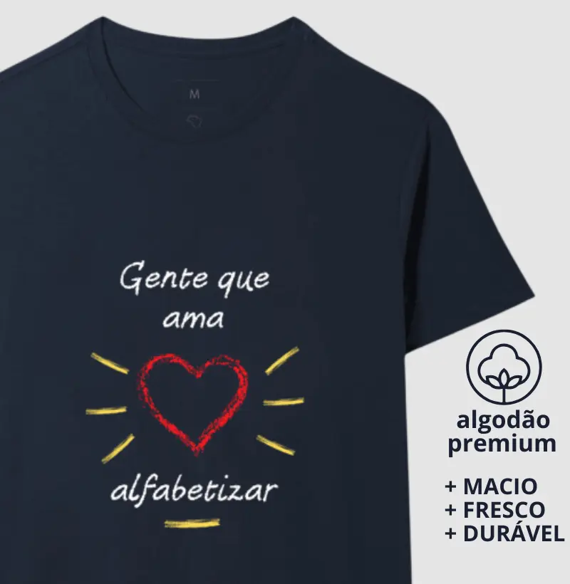 Gente que ama alfabetizar - coração