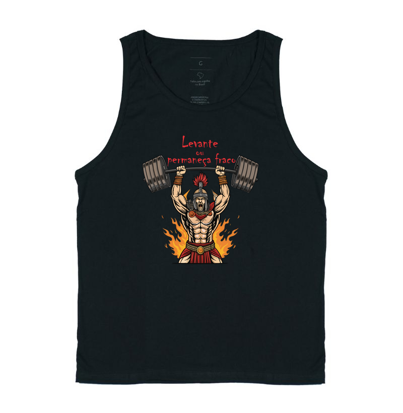 Camiseta Spartan Strength — Levante ou Permaneça Fraco