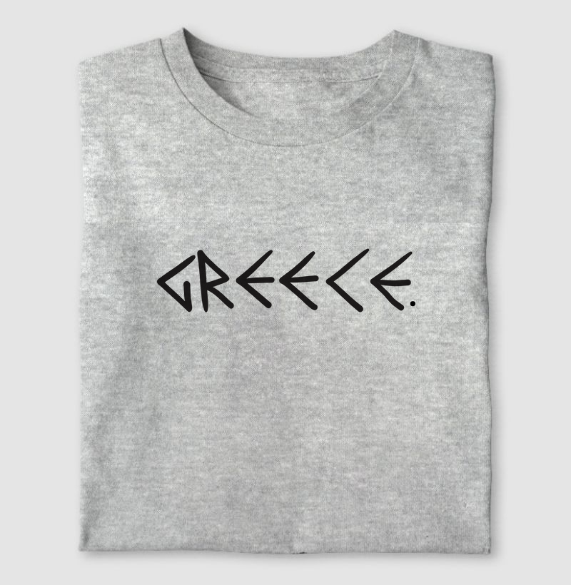 "Grego" com tipografia estilizada