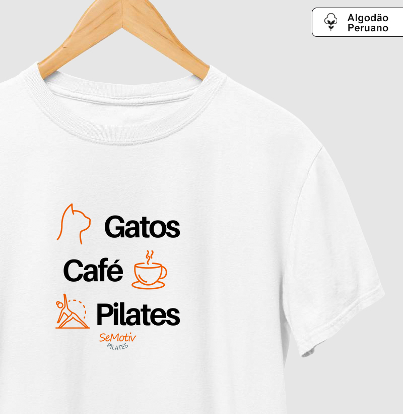 Gatos, café e pilates