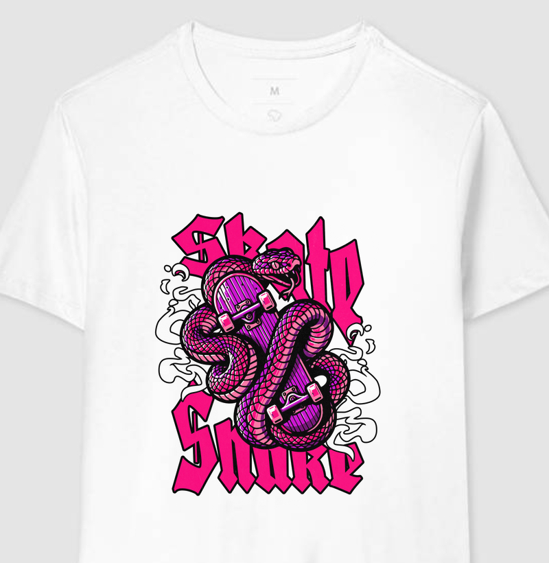 Camiseta Skate Snake