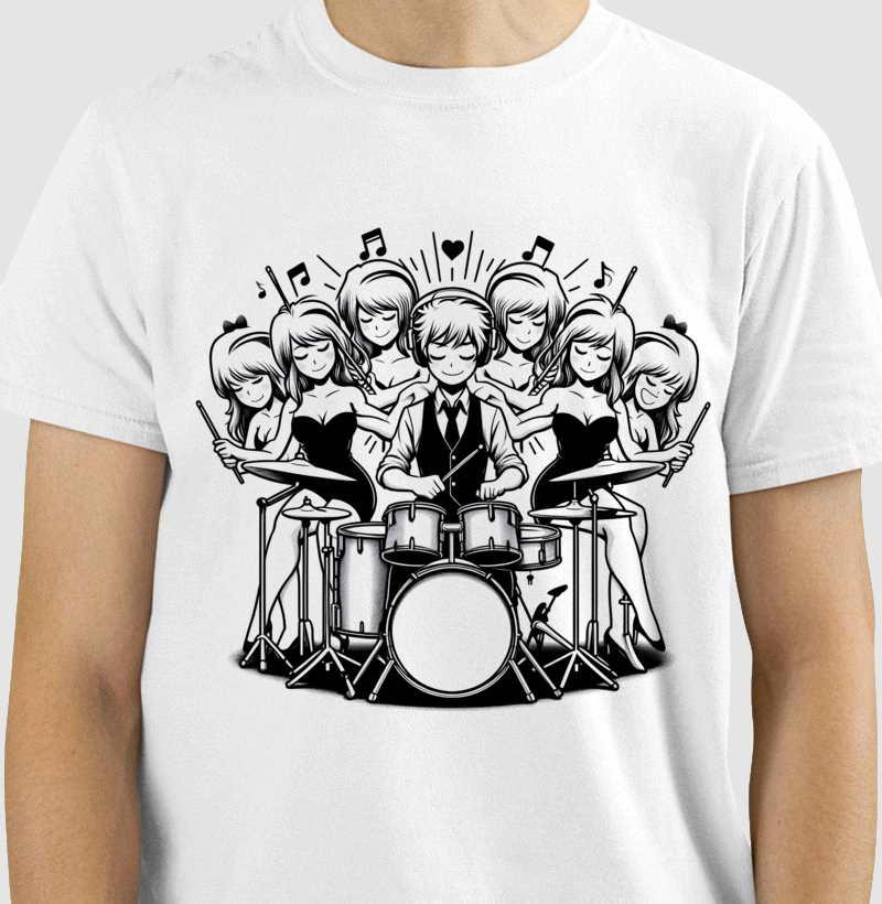 Camiseta Baterista raiz (entendedores entenderão)