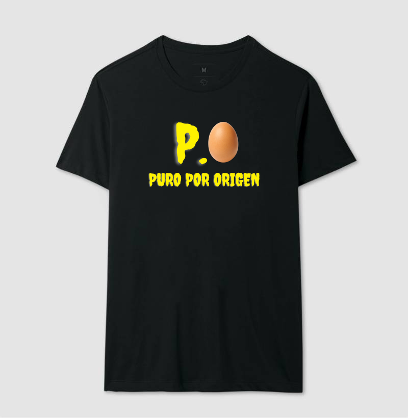 Camiseta Estampada Índio Gigante: #Puro Por Origem - Moda Exclusiva para Criadores e simpatisantes da raça de galinhas Índio Gigante.