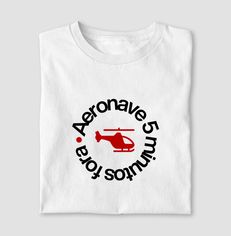 Aeronave 5 minutos fora