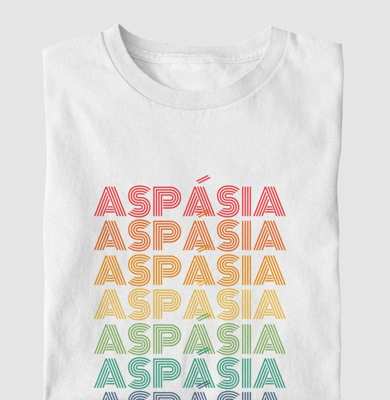 Aspásia Letreiro Retrô