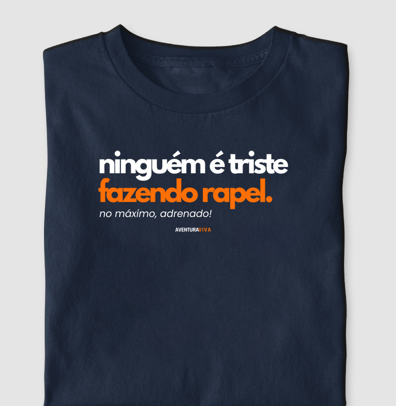 Ninguém é triste no rapel