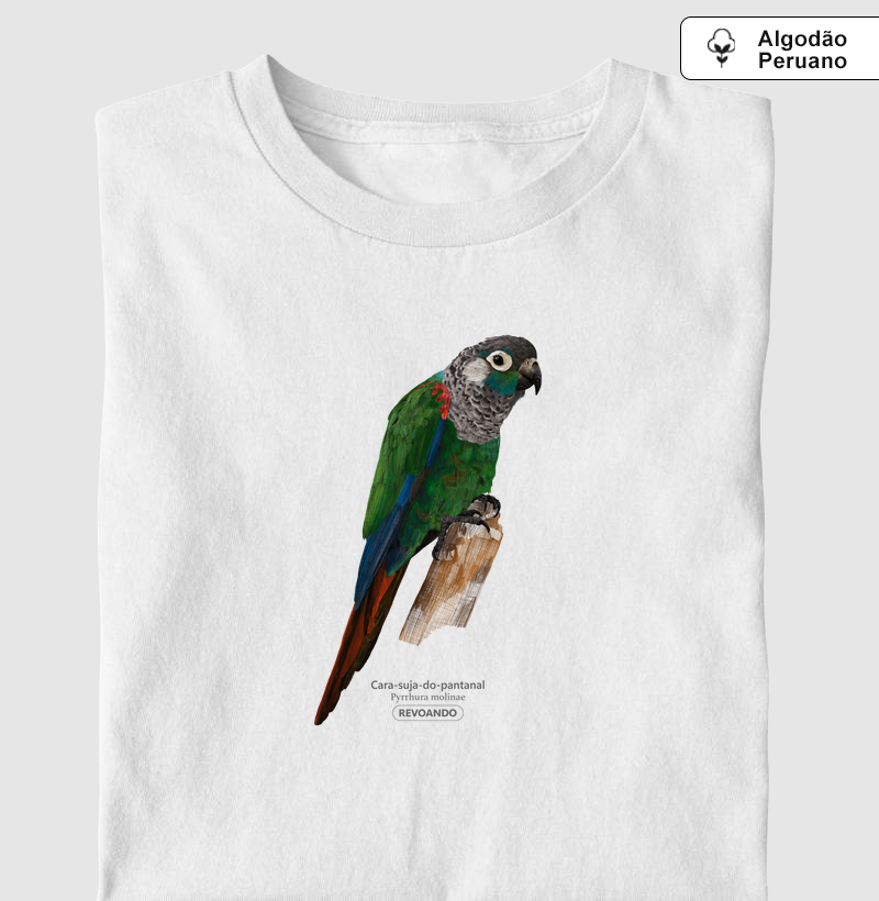 Inky Aves - Cara-suja-do-pantanal - Algodão Peruano