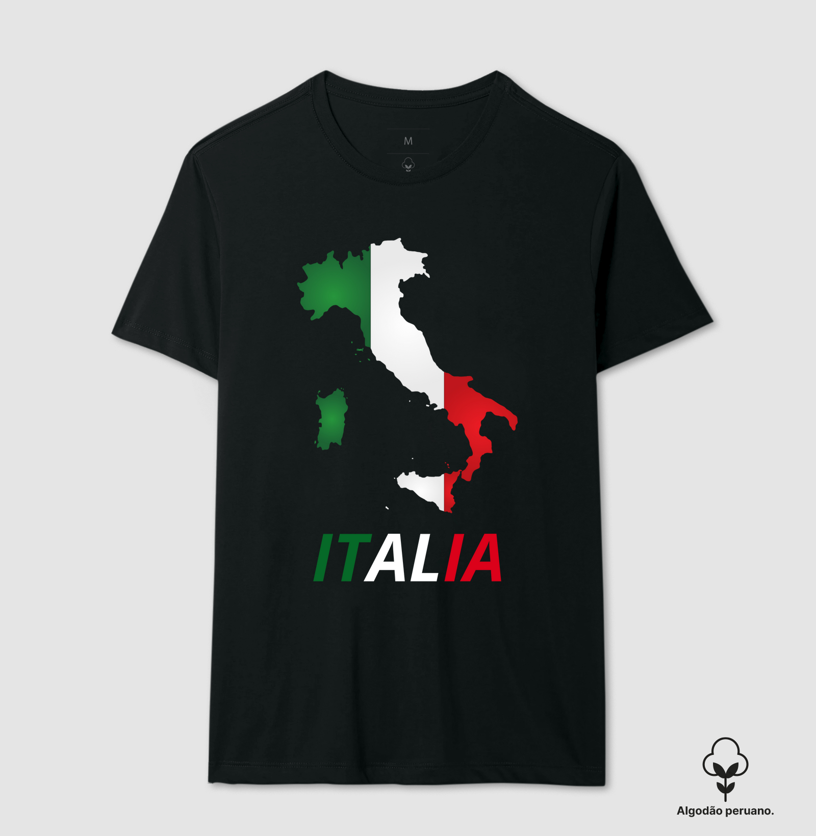 Itália Mapa + Bandeira